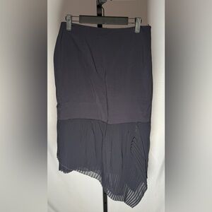 Salvatore Ferragamo Asymmetrical Black Skirt